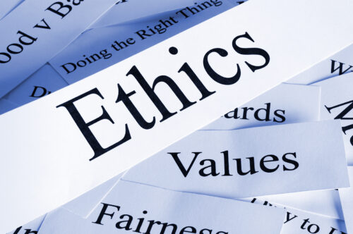 A conceptual look at ethics in words